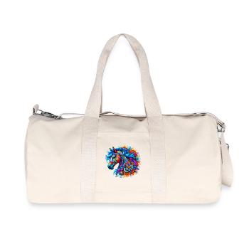 Cheval - Sac de sport en toile recyclée Stanley/Stella - blanc naturel - Devant