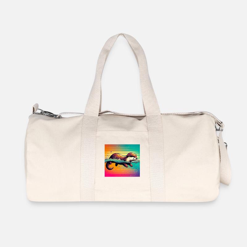 Otter - Recycelte Canvas-Sporttasche von Stanley/Stella - Naturweiß