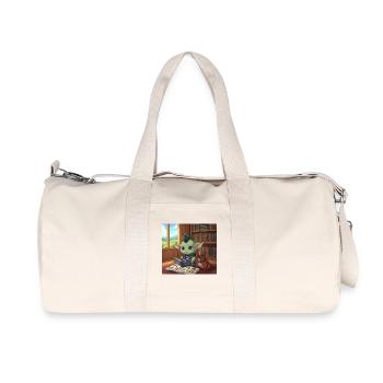 Space Adventurer Kids Design - Sac de sport en toile recyclée Stanley/Stella - blanc naturel - Devant