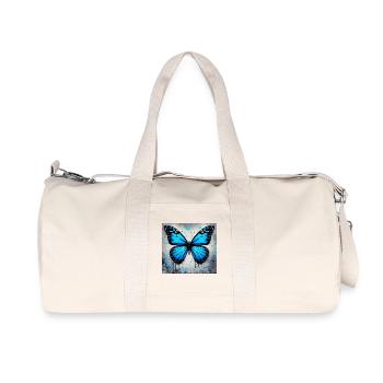 butterfly - Recycled Canvas Sports Bag by Stanley/Stella - natural - Front