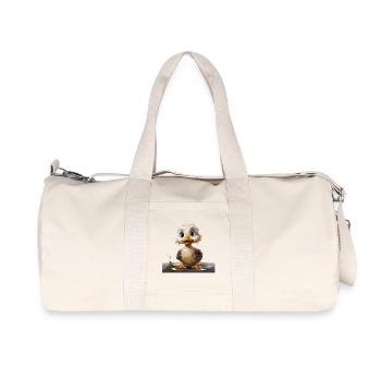Schmutziges Entchen - Recycelte Canvas-Sporttasche von Stanley/Stella - Naturweiß - Vorne