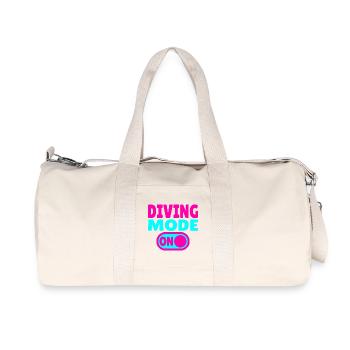 Diving Mode On – Tauchen - Recycelte Canvas-Sporttasche von Stanley/Stella - Naturweiß - Vorne