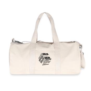 Tennis Glossar von Deuce bis Break Point - Recycelte Canvas-Sporttasche von Stanley/Stella - Naturweiß - Vorne