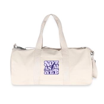 Not an AI yet - Recycled Canvas Sports Bag by Stanley/Stella - natural - Front