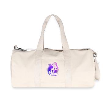 Klassisches Snowboard Motiv - Recycelte Canvas-Sporttasche von Stanley/Stella - Naturweiß - Vorne