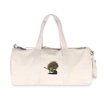 Wütender Schutt-Wagen - Recycelte Canvas-Sporttasche von Stanley/Stella - Naturweiß - Vorne