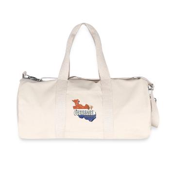 Overijssel Pays-Bas Souvenir Rétro Hollandais - Sac de sport en toile recyclée Stanley/Stella - blanc naturel - Devant