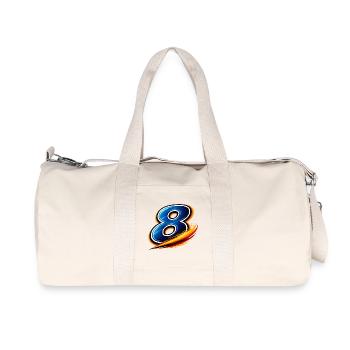 Number 8 Football Shirt Midfield Allrounder - Recycled Canvas Sports Bag by Stanley/Stella - natural - Front
