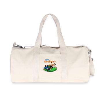 Lawn Acrobats Soccer Acrobats (Blood Slide) - Recycled Canvas Sports Bag by Stanley/Stella - natural - Front
