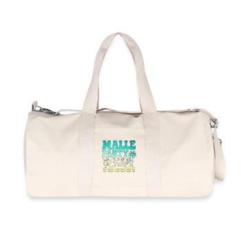 Malle Party Crew Mallorca Sommer Urlaub - Recycelte Canvas-Sporttasche von Stanley/Stella - Naturweiß - Vorne