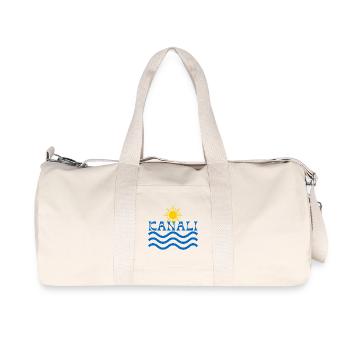Kanali Sun Waves  - Recycled Canvas Sports Bag by Stanley/Stella - natural - Front