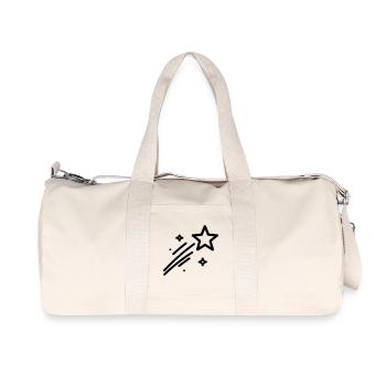 shooting star - Recycled Canvas Sports Bag by Stanley/Stella - natural - Front