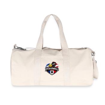 Pickleball FRANCE - Sac de sport en toile recyclée Stanley/Stella - blanc naturel - Devant