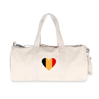 Belgien - Recycelte Canvas-Sporttasche von Stanley/Stella - Naturweiß - Vorne