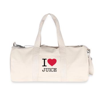 J’AIME LE JUS Saft - Sac de sport en toile recyclée Stanley/Stella - blanc naturel - Devant
