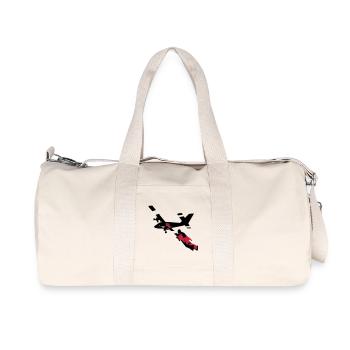wingsuit_1 - Recycled Canvas Sports Bag by Stanley/Stella - natural - Front