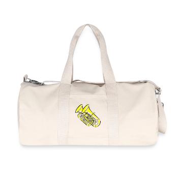 music - Recycled Canvas Sports Bag by Stanley/Stella - natural - Front