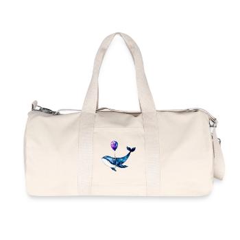 Chemise aquarelle ballon ballon de Wal Luftballon - Sac de sport en toile recyclée Stanley/Stella - blanc naturel - Devant
