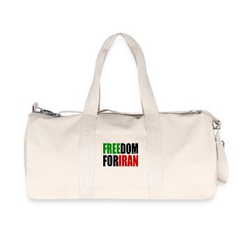 Freedom for iran - Recycled Canvas Sports Bag by Stanley/Stella - natural - Front