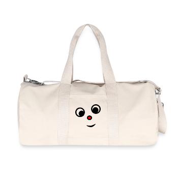 HUMOR. QUOTATION. MESSAGE. RETIREMENT. ANNIVERSARY. - Recycled Canvas Sports Bag by Stanley/Stella - natural - Front
