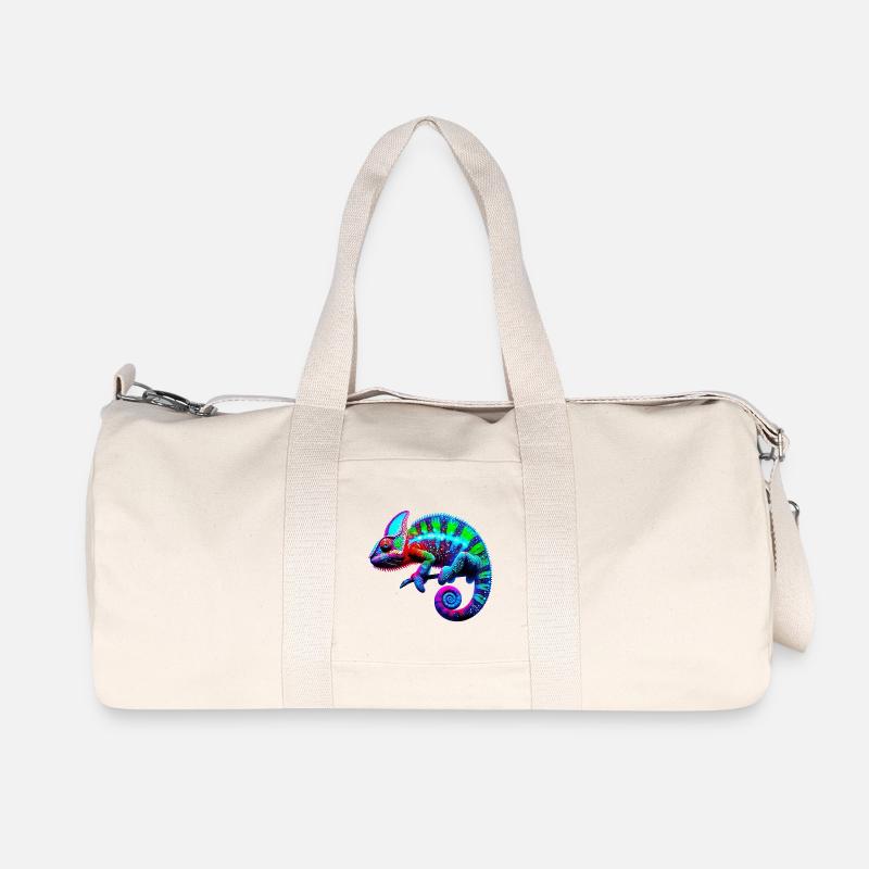 Chamäleon - Recycelte Canvas-Sporttasche von Stanley/Stella - Naturweiß