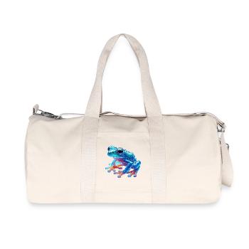 Frosch - Recycelte Canvas-Sporttasche von Stanley/Stella - Naturweiß - Vorne