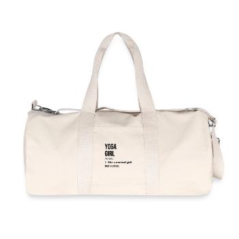 Joga - Recycelte Canvas-Sporttasche von Stanley/Stella - Naturweiß - Vorne