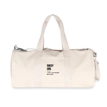 Rugby - Recycled Canvas Sports Bag by Stanley/Stella - natural - Front