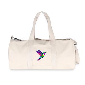 Kolibri - Recycelte Canvas-Sporttasche von Stanley/Stella - Naturweiß - Vorne