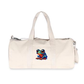 Frog - Recycled Canvas Sports Bag by Stanley/Stella - natural - Front