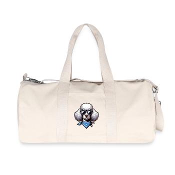 Cool Caniche Lunettes de soleil Bandana Summer Stars - Sac de sport en toile recyclée Stanley/Stella - blanc naturel - Devant