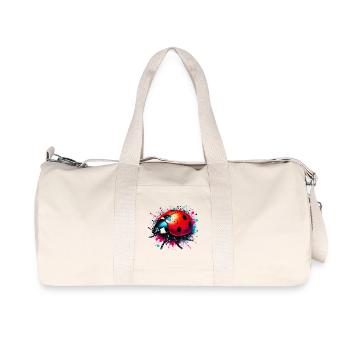Marienkäfer - Recycelte Canvas-Sporttasche von Stanley/Stella - Naturweiß - Vorne