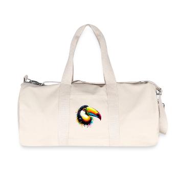 Toucan - Recycled Canvas Sports Bag by Stanley/Stella - natural - Front