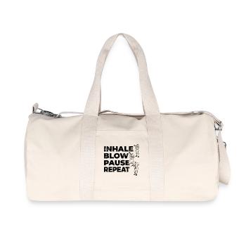Musique de trompette - Sac de sport en toile recyclée Stanley/Stella - blanc naturel - Devant