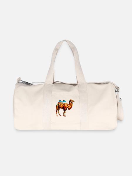 Kamel - Recycelte Canvas-Sporttasche von Stanley/Stella - Naturweiß