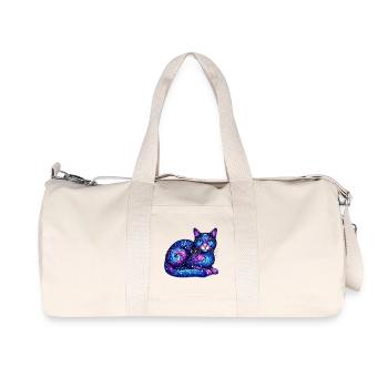 Cat - Recycled Canvas Sports Bag by Stanley/Stella - natural - Front