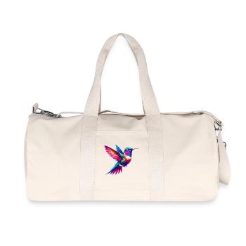 Kolibri - Recycelte Canvas-Sporttasche von Stanley/Stella - Naturweiß - Vorne