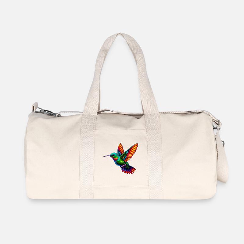 Kolibri - Recycelte Canvas-Sporttasche von Stanley/Stella - Naturweiß