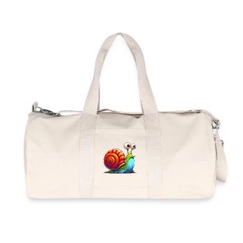 Snail - Recycled Canvas Sports Bag by Stanley/Stella - natural - Front