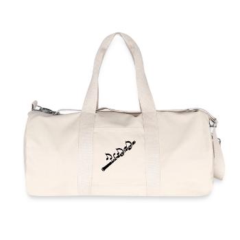 Musique de flûte - Sac de sport en toile recyclée Stanley/Stella - blanc naturel - Devant
