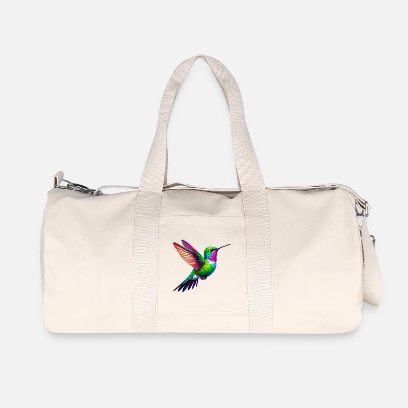 Kolibri - Recycelte Canvas-Sporttasche von Stanley/Stella - Naturweiß
