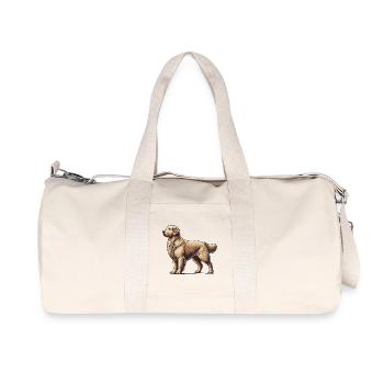 Golden Retriever - Recycled Canvas Sports Bag by Stanley/Stella - natural - Front