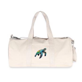 Turtle - Recycled Canvas Sports Bag by Stanley/Stella - natural - Front
