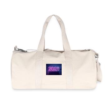 2025 style - Sac de sport en toile recyclée Stanley/Stella - blanc naturel - Devant