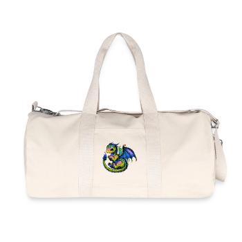 Dragon - Recycled Canvas Sports Bag by Stanley/Stella - natural - Front