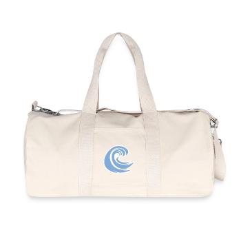 Découvrez la puissance de la vague - Sac de sport en toile recyclée Stanley/Stella - blanc naturel - Devant