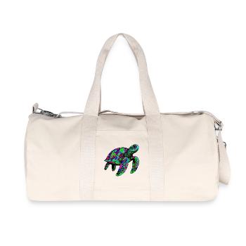Sea turtle - Recycled Canvas Sports Bag by Stanley/Stella - natural - Front