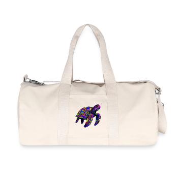 Sea turtle - Recycled Canvas Sports Bag by Stanley/Stella - natural - Front