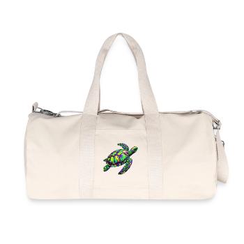 Sea turtle - Recycled Canvas Sports Bag by Stanley/Stella - natural - Front