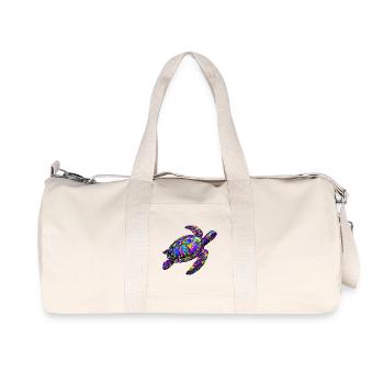 Sea turtle - Recycled Canvas Sports Bag by Stanley/Stella - natural - Front